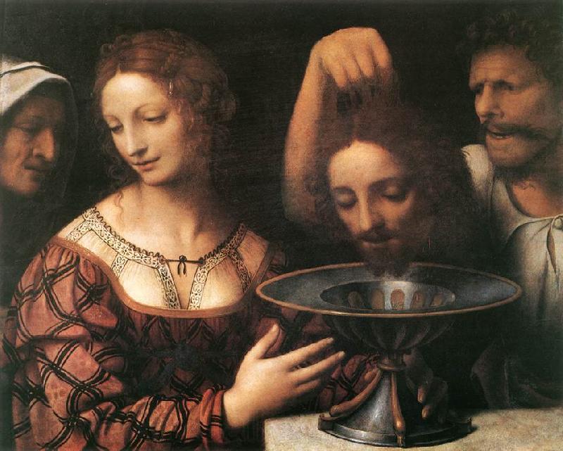 LUINI, Bernardino Herodias ih France oil painting art